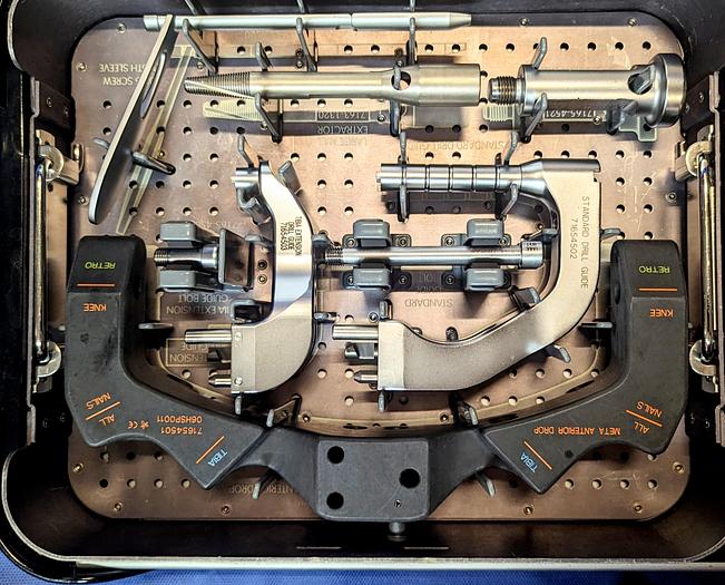 Used Smith and Nephew Trigen Meta Nail Instruments