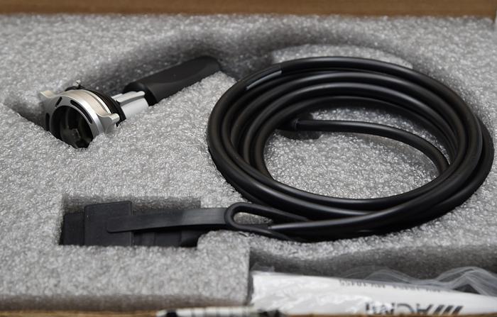 Used GYRUS ACMI IMP-1340 INVISIO MEGAPIXEL CAMERA HEAD RIGHT ANGLE WITH INTEGRATED SWIVEL