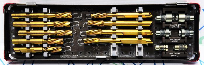 Used TITANIUM TROCHANTERIC FIXATION NAIL LOCKING SET