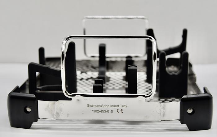 Used Stryker 7102-453-010 System 7 Sternum Sabo Insert Tray (With outer tray )