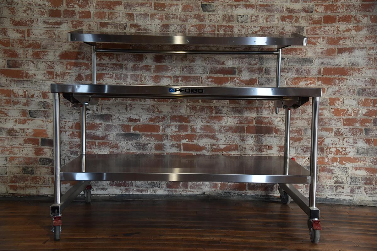 Used Pedigo Pedigo Space Station Central Supply Work Table CDS-3060