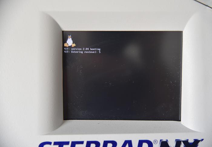 Used ASP ADVANCED STERILIZATION PRODUCTS STERRAD NX STERILIZER WITH CART, REFERENCE 10033