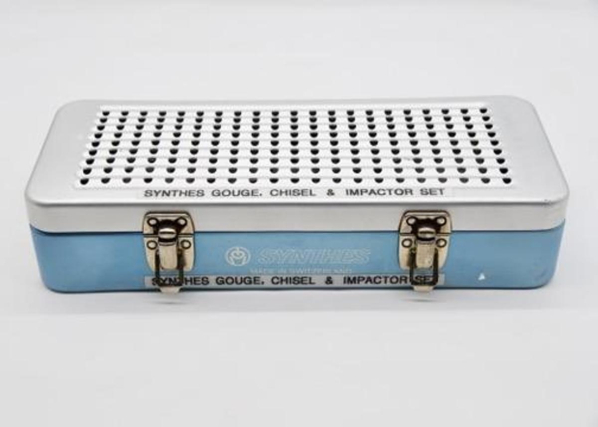 Used Synthes Interchangeable Gouge Impactor Set with Case