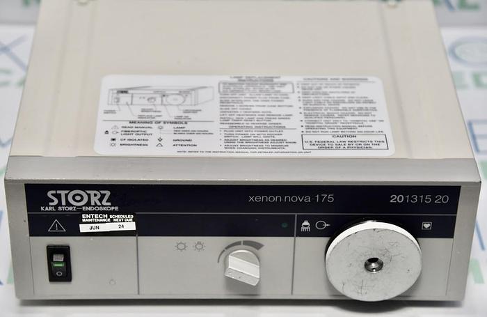 Used KARL STORZ 222010 20 SCB IMAGE 1 HUB, STORZ XENON NOVA 175 REFERENCE 201315 20 AND STREAM CONNECT NEO SC001E2D1
