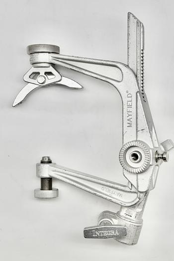 Used Mayfield Integra Ultra Base Unit A2101, A1115 Modified Swivel Adaptor and A1059 Modified Skull Clamp 