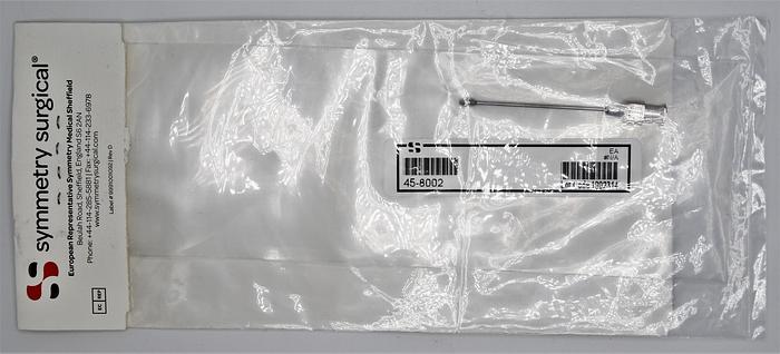 SYMMETRY SURGICAL 45-8002 HEPARIN FLUSHING NEEDLE