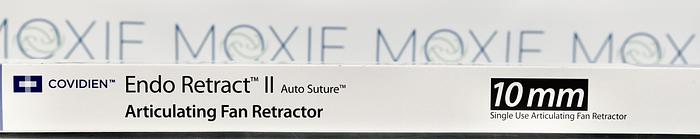 COVIDIEN 176647 ENDO RETRACT II AUTO SUTURE ARTICULATING FAN RETRACTOR, 10MM