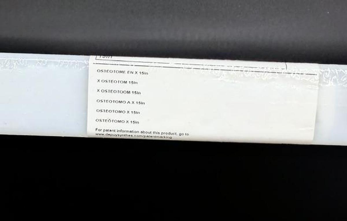 DEPUY (IRELAND) 6020-28-000 X Osteotome 15in