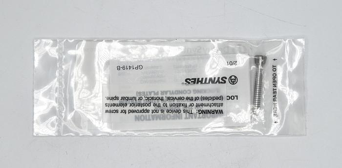 SYNTHES 02.204.030 4.0MM LOCKING SCREW SLF-TPNG WITH T25 STARDRVIE RECESS 30MM