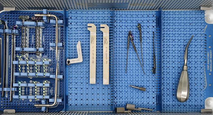 Used Biomet Orthopedic Hand Innovations Distal Radius System Set