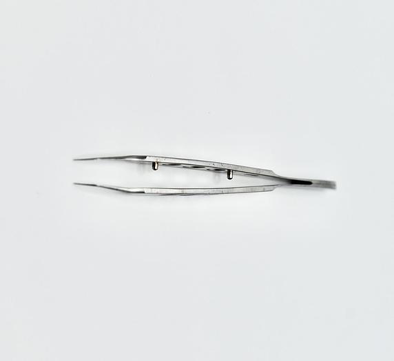 Used V Mueller OP0912-002 McPherson Tying Forceps 5mm Long, Smooth Curved Jaws