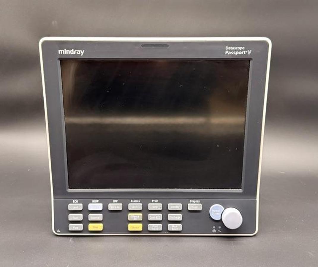 Used Mindray Datascope Passport V Patient Monitor with CO2 Sidestream, P/N 6100F-PA00195