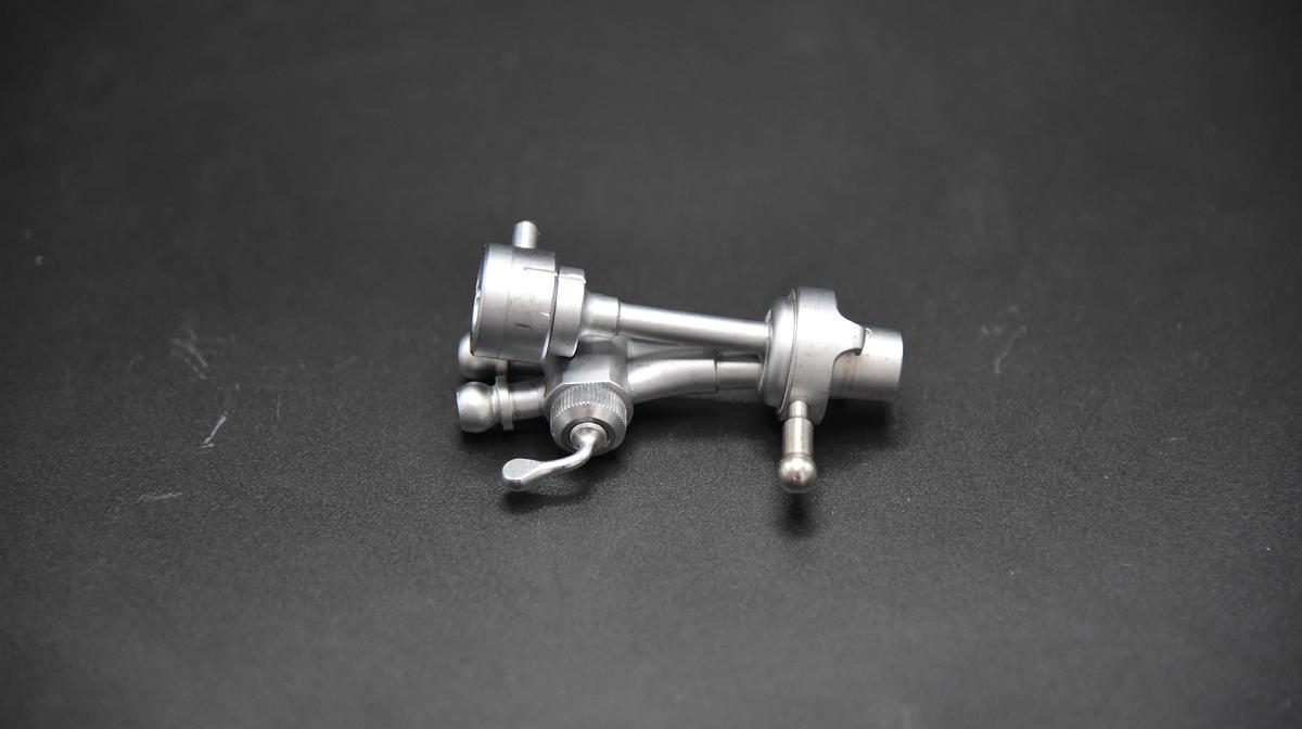 Used KARL STORZ 27025GF Telescope Bridge Double Channel