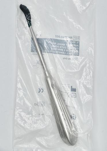 V. MUELLER RH2090-002 AUFRICH NASAL RASP CURVED, CUTS DOWN BLADE 25 X 9MM WIDE OVERALL LENGTH 8" (20.3CM)