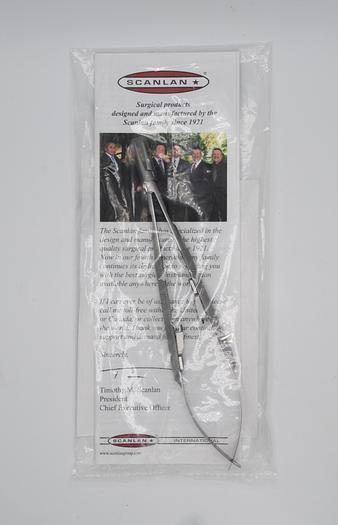 SCANLAN PREMIER JACOBSON 6006-310 Heavy Style Needle Holder Round Handle Diamond Dust Jaw 7 1/2'' 19 cm