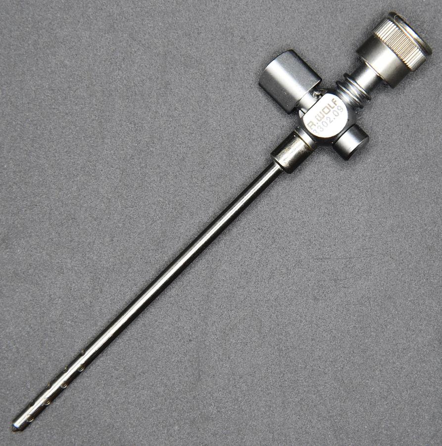 Used R. Wolf 8302.09 Cannula for Drainage and Trocar 8302.11