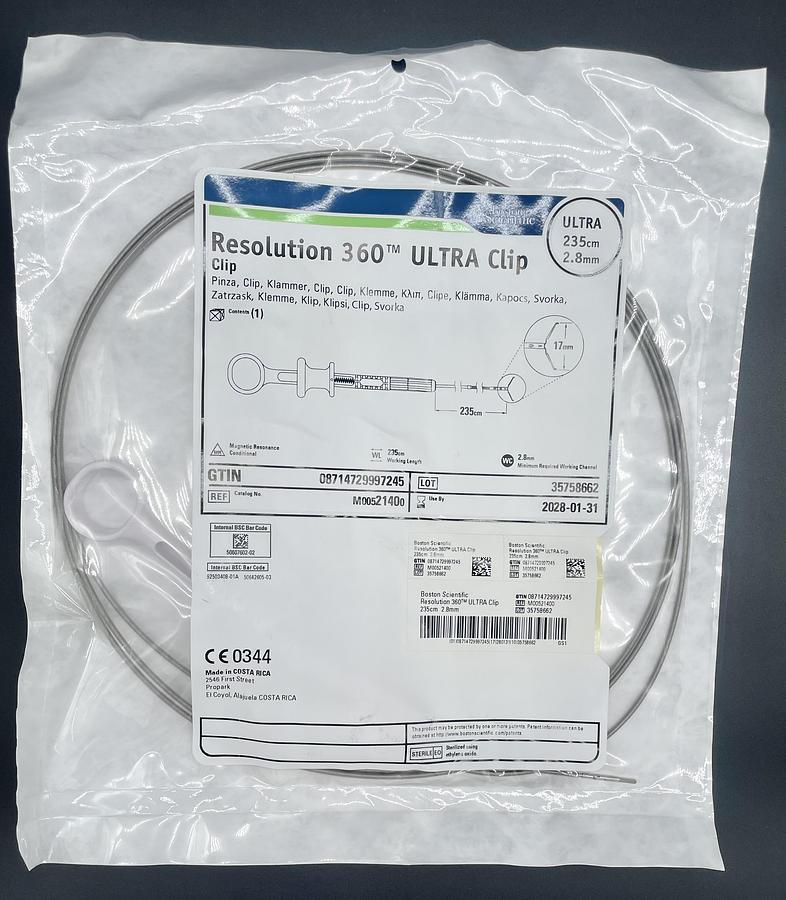 Boston Scientific M00521400 Resolution 360 ULTRA Clip 235cm x 2.8mm