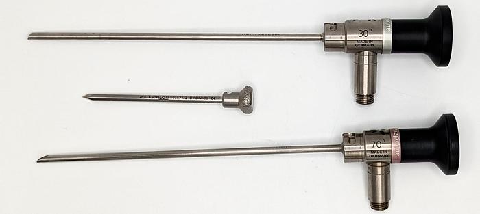 Used Smith & Nephew 4.0 mm 30° AND 70° HD Autoclavable Arthroscope, J-Lock 72202087,3895,4309,7204737 CRISP IMAGE