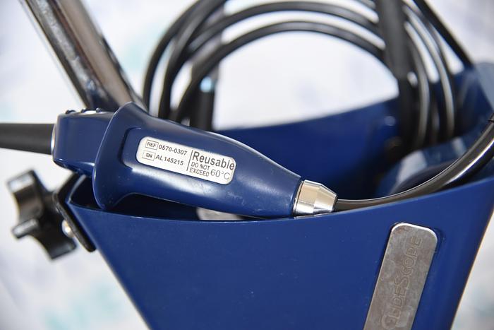 Used Verathon Glidescope 0570-0304 Cobalt AVL Monitor with Power Supply 0570-0307 Baton Camera and Cart