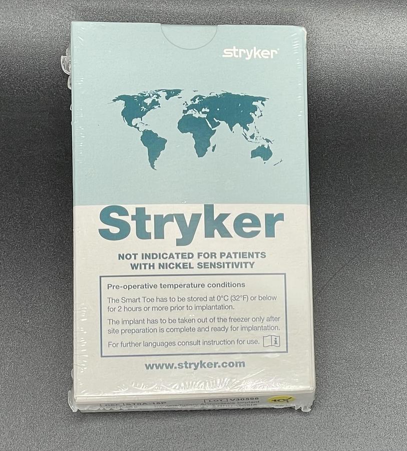 STRYKER ST0A-15P SMART TOE II INTRAMEDULLARY ARTHRODESIS IMPLANT 15MM / 10 Degree Angle for PIP Arthrodesis