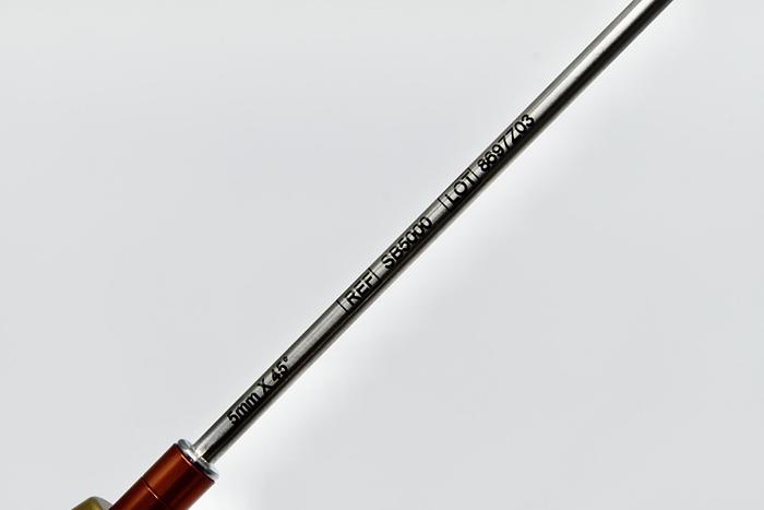 Used CONMED LINVATEC SB5000 BULLSEYE FEMORAL GUIDE 5MM X 45°