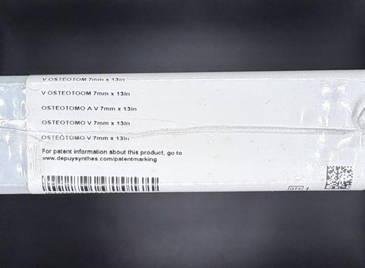 DEPUY (IRELAND) 6020-27-000 V Osteotome 7mm x 13in