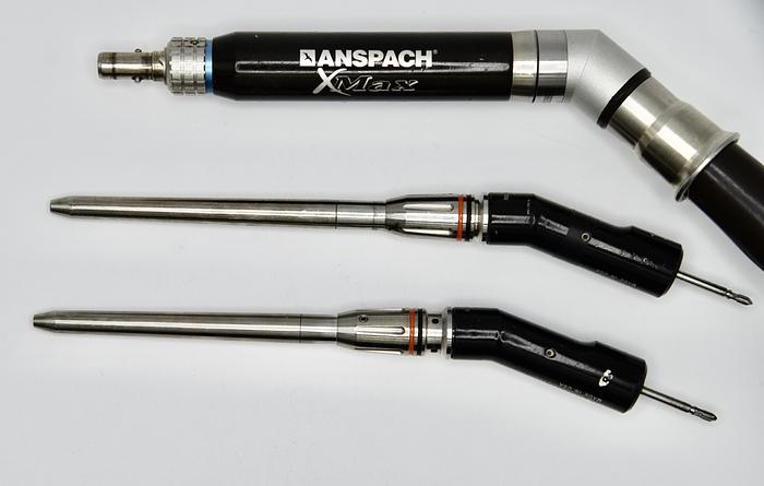 Used ANSPACH XMAX Drill High Speed Pneumatic System with QD11 and QD11-S Angled Attachment