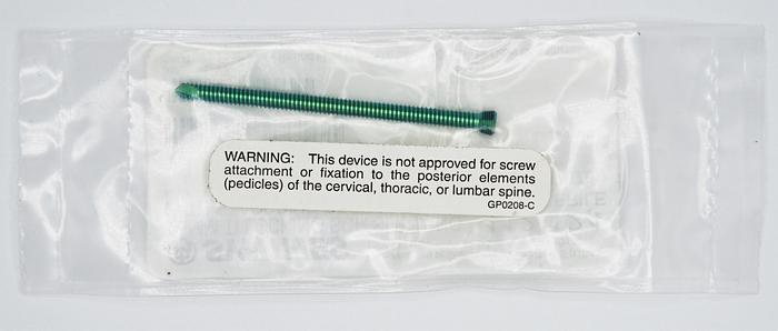 412.124 SYNTHES 3.5MM TI LOCKING SCR SLF-TPNG W/STARDRIVE RECESS 60MM