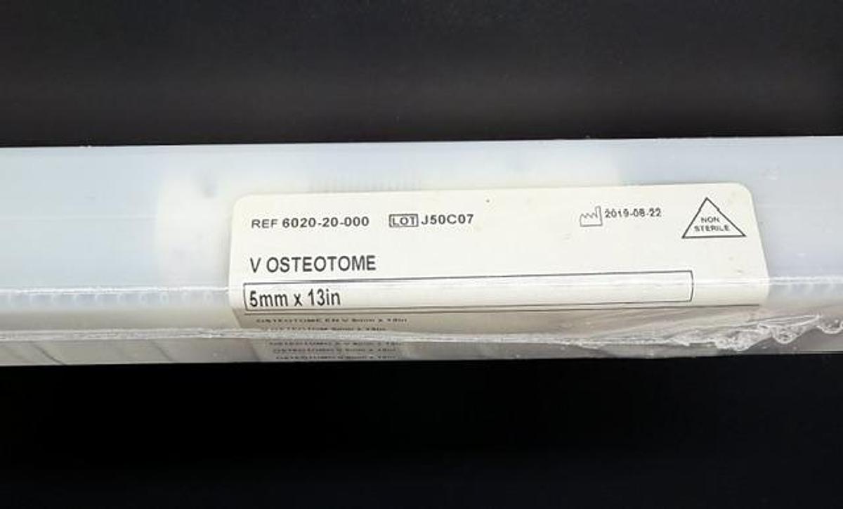 DEPUY (IRELAND) 6020-20-000 V Osteotome 5mm x 13in