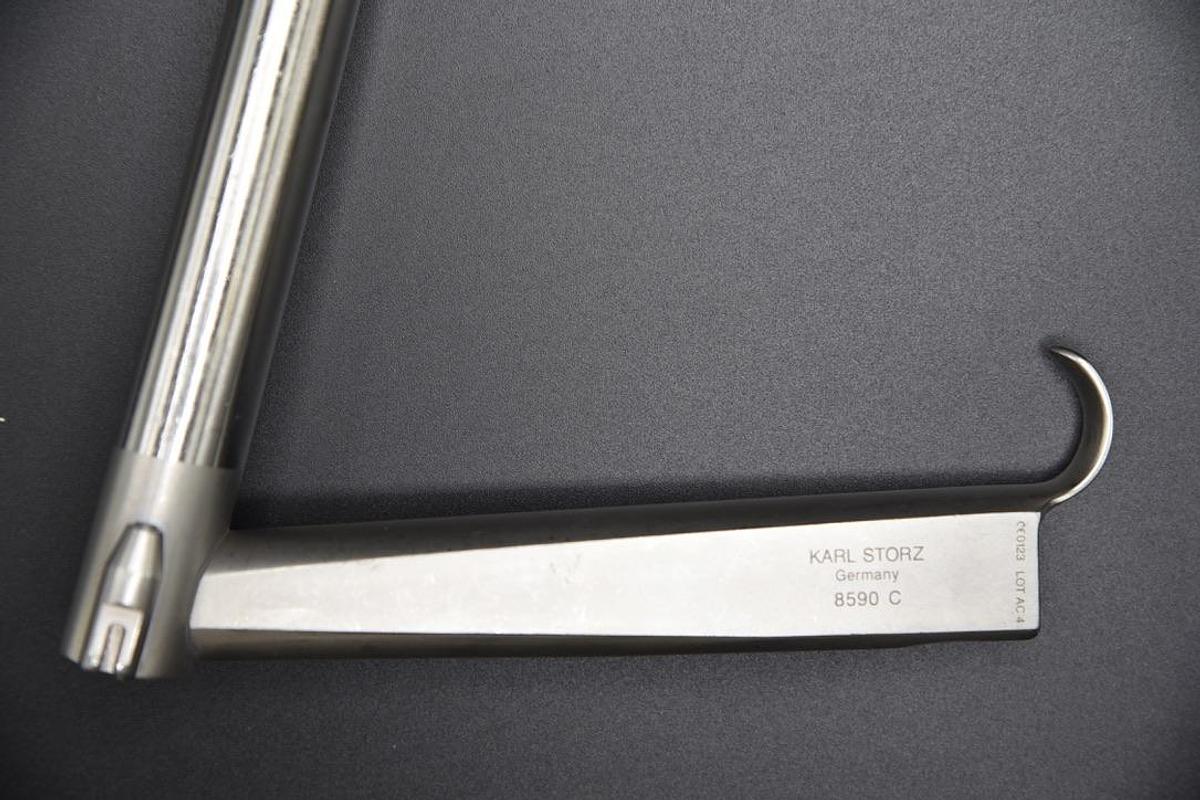 Used Karl Storz 8590C Kleinsasser Laryngoscope, Medium Adult