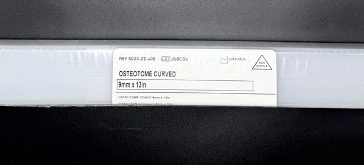 DEPUY (IRELAND) 6020-22-000 Osteotome Curved 9mm x 13in