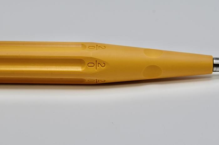 Used PHANTOM TSI LS-0145 Reverse Curette, 0 Head, 135 Deg, 142 MM Wrk/length, 346 MM, Green