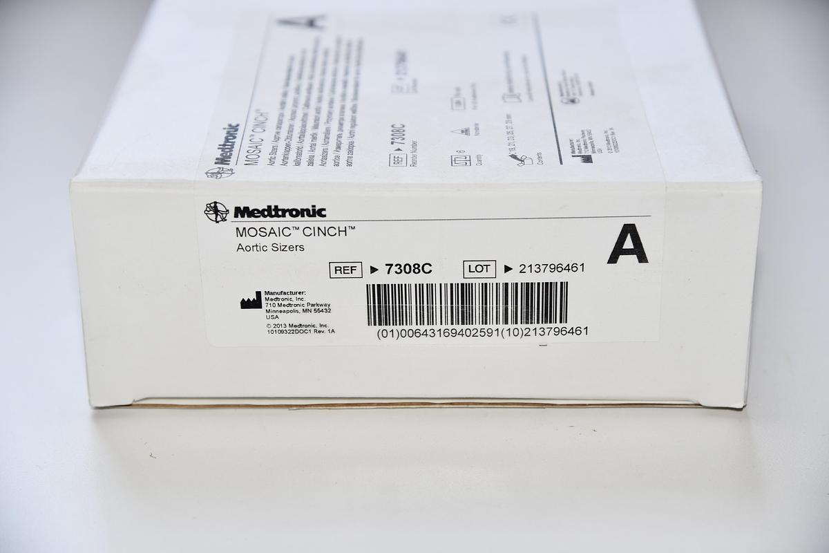 Medtronic 7308C Mosaic Cinch Aortic Heart Valve Annulus Sizer
