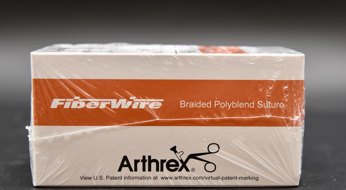 ARTHREX AR-7211 FiberWire #5 Blue Suture with Needle, 12/Per Box, In-Date