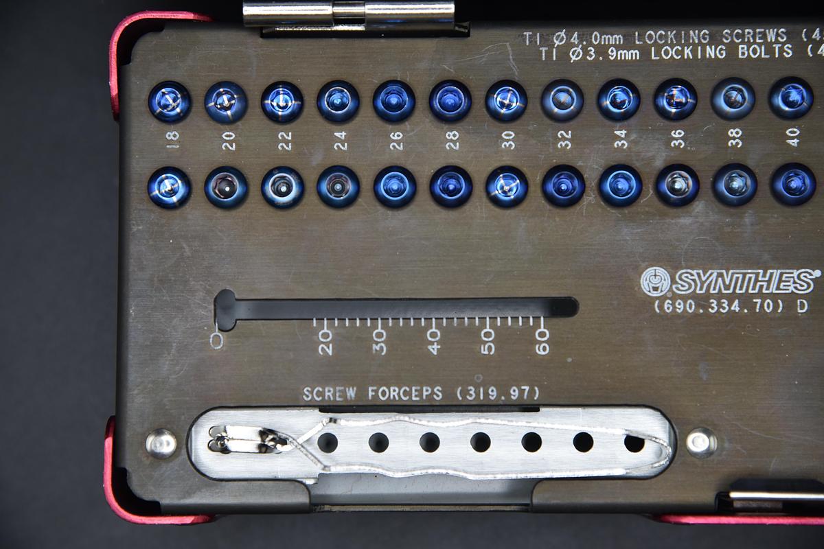 Used Synthes Titanium Solid Humeral Nail System – Ti Spiral Blades & End Caps