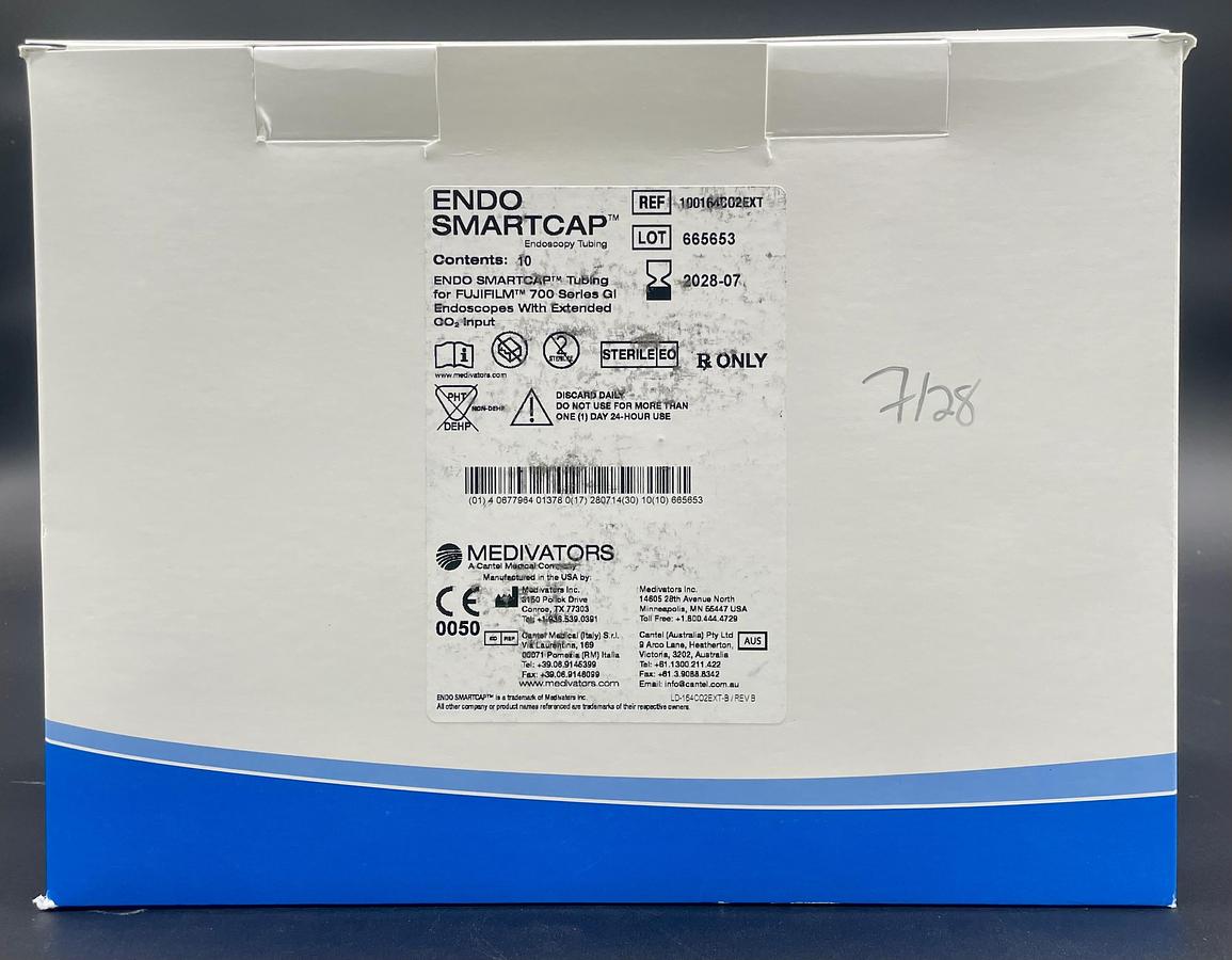 MEDIVATORS 100164CO2EXT Endoscopy CO2 Insufflation Tubing Set Fuji, 10/BX, In-Date