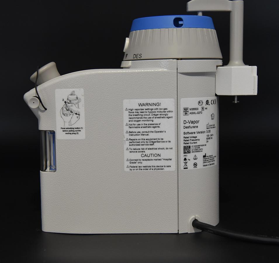 Used DRAGER M35500-18 D-VAPOR SOFTWARE VERSION 3.00