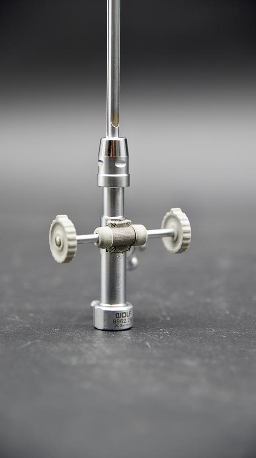 Used Richard Wolf 8650.405 Panoview Plus 70° x 4mm Rigid Arthroscope with Urology Deflecting Bridge 8962.29 and 8962.11 Cystoscope Outer Sheath 8962.11