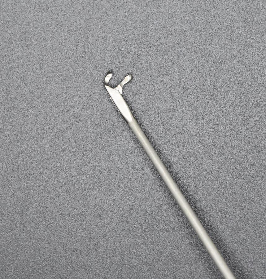 Used Storz Kleinsasser Cutting Forceps w/ 2mm Cup Jaws Curved Up 8591B