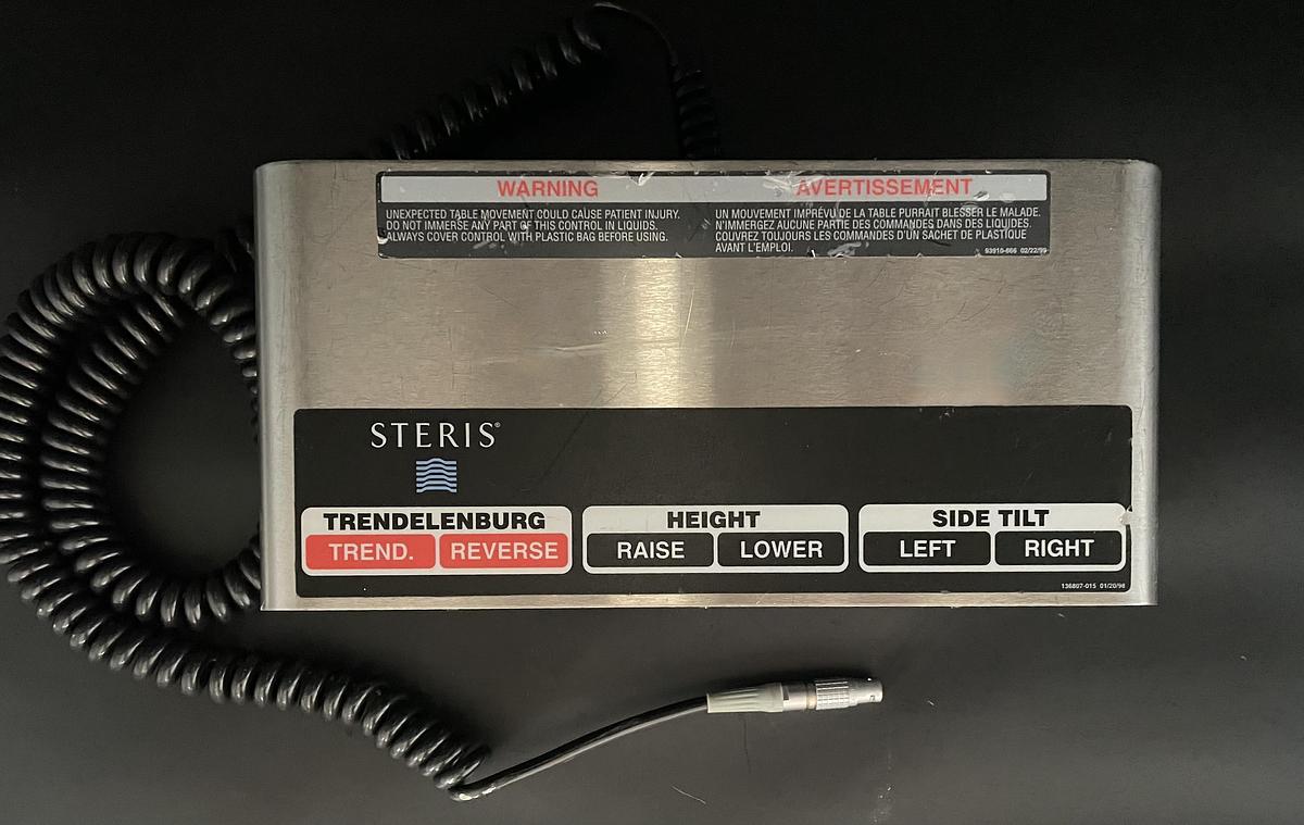 Used STERIS 136807-015 Surgical Table Foot Switch with Trendelenburg