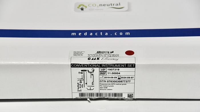 MEDACTA 11.00004 CONVENTIONAL INSTRUMENT SET, SINGLE USE INSTRUMENTS FOR KNEE REPLACEMENT, NEW, IN-DATE