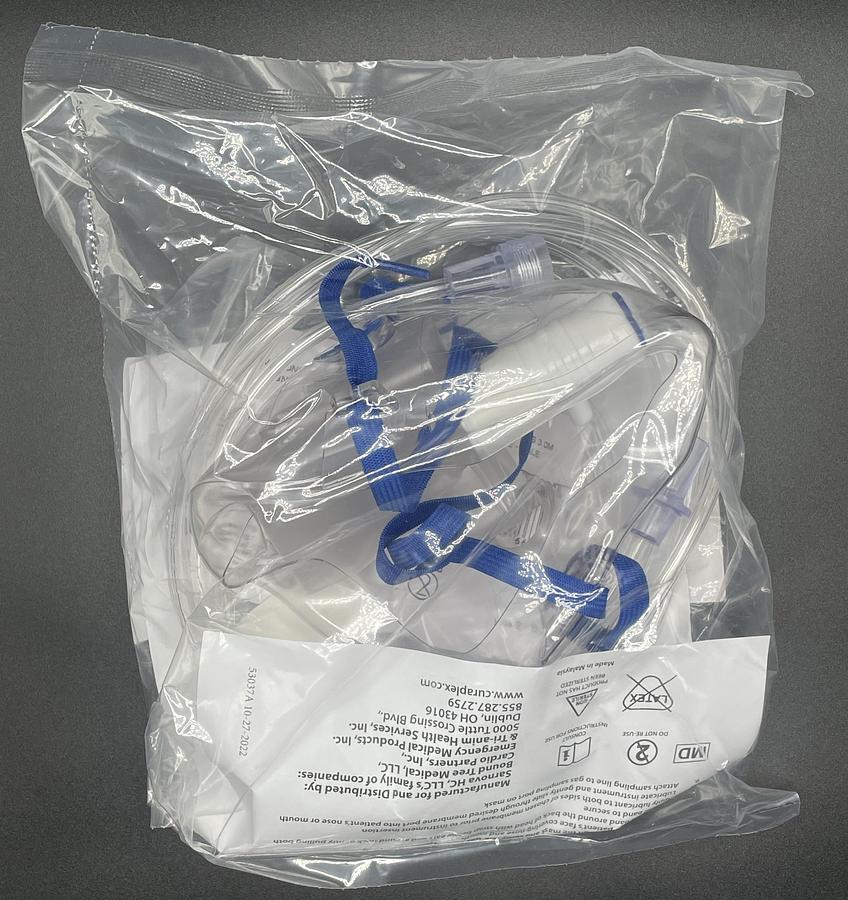 Curaplex 301-PrO2LT-0 Capnography Oxygen Mask Adult, 25 Units Per Order