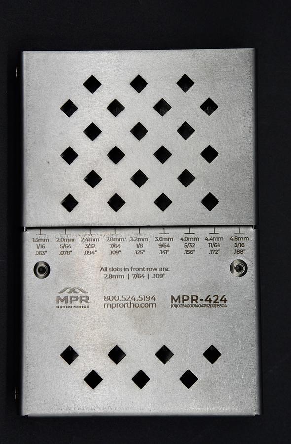 MPR Orthopedics MPR-424 Folding Drill Bit Case