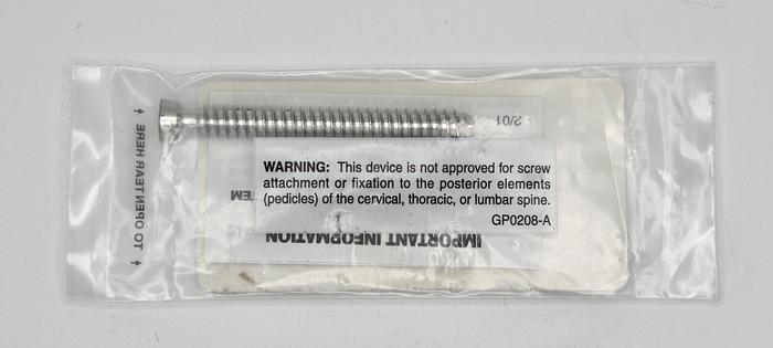 SYNTHES 222.604 7.3MM CANNULATED CONICAL SCREW 65MM