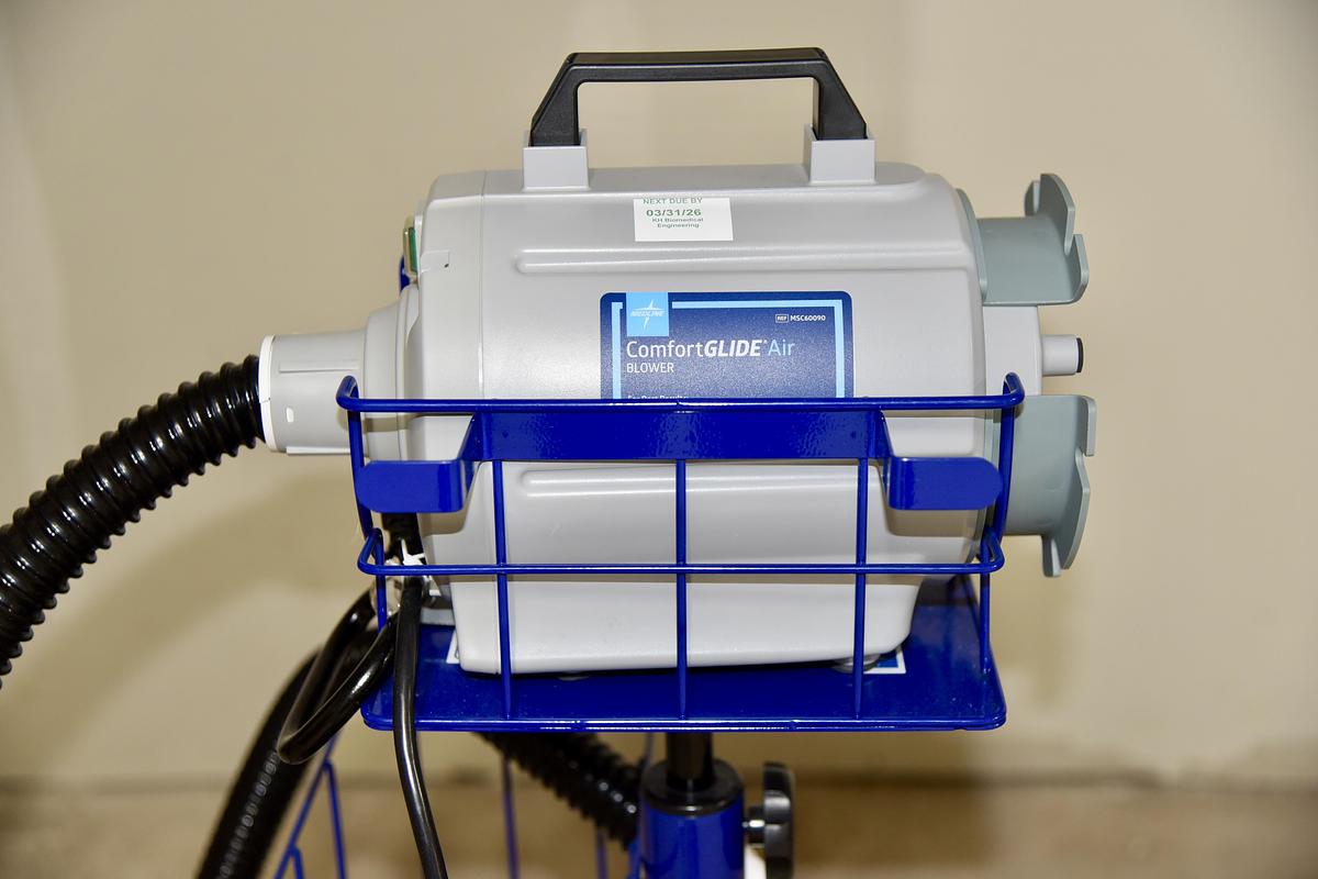 Used Medline MSC60090 ComfortGlide Air Blower with Rolling Stand