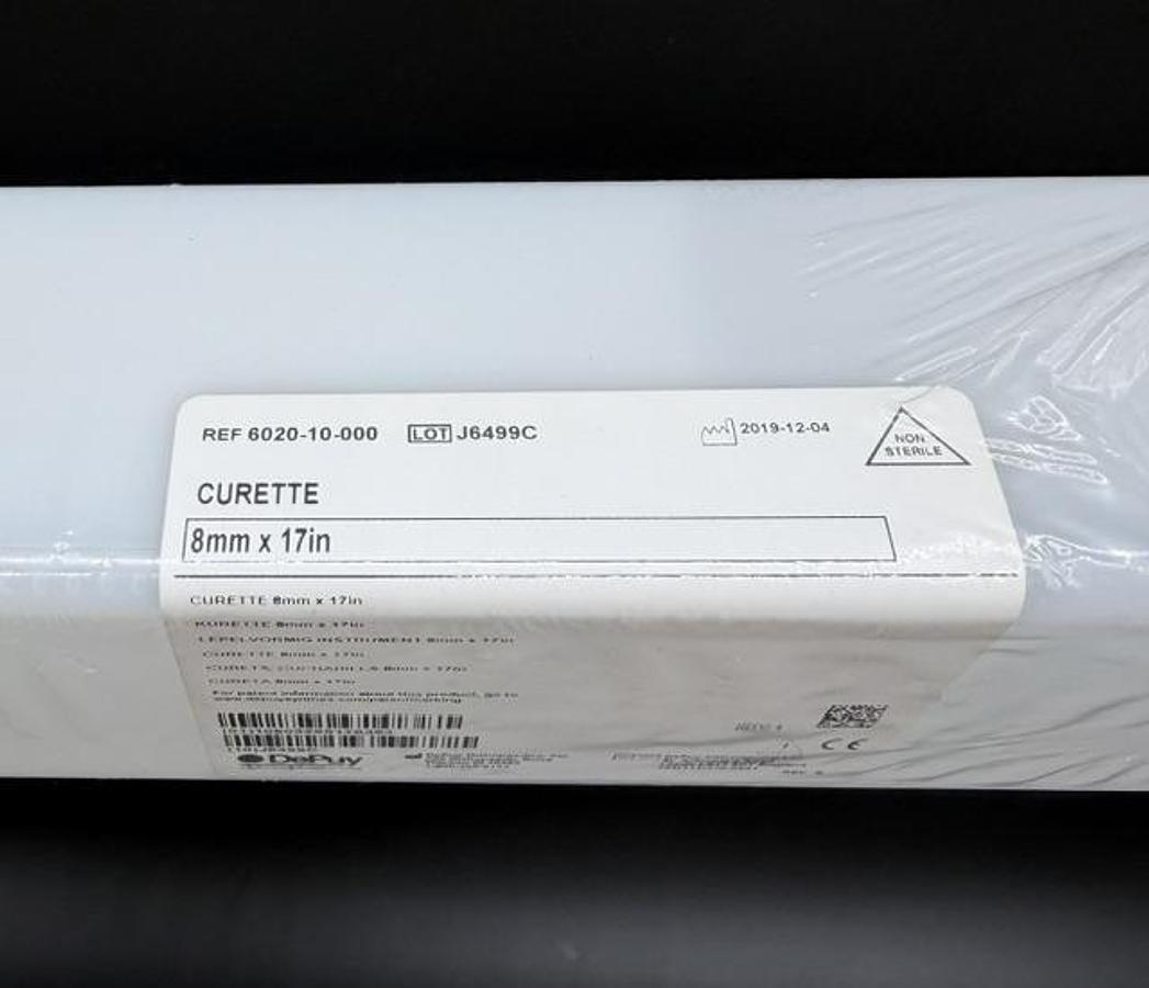 DEPUY (IRELAND) 6020-10-000 Bone Curette 8mm x 17in