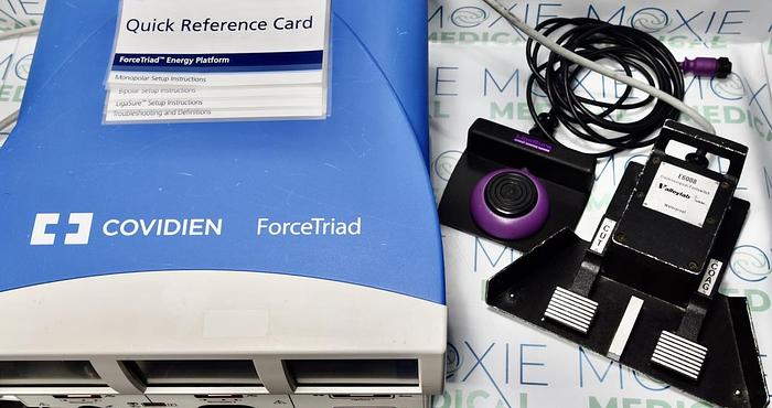 Used Covidien ValleyLab Force Triad v4.0, ForceTriad Electrosurgical Generator Footswitch E6008 and LS0300