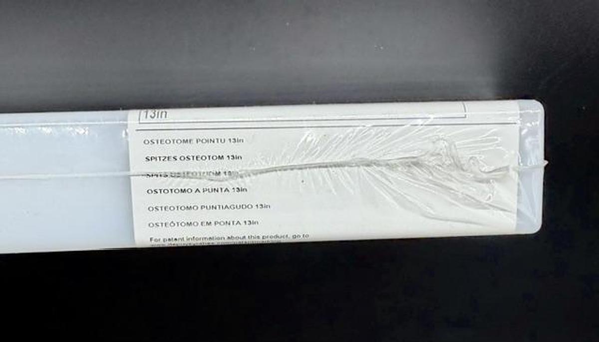 DEPUY (IRELAND) 6020-16-000 Pointed Osteotome 13in
