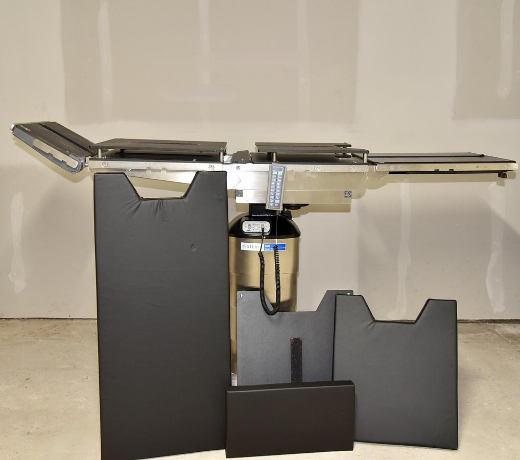 Refurbished Steris 4085 Surgical Table with New Pads, Hand Control and Accessories