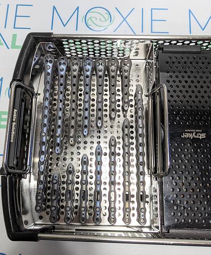 Used STRYKER ANKLE SOLUTIONS INSTRUMENTS, IMPLANTS AND SCREWS